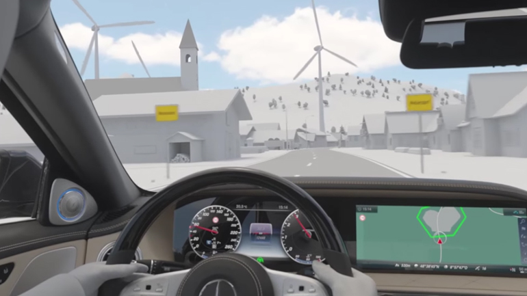 Δείτε πώς το αυτοκίνητο προσαρμόζεται μόνο του στα όρια ταχύτητας…